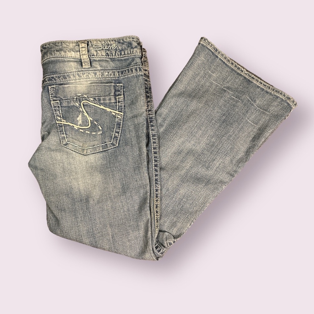 Silver Flare/Bootcut Jeans Size 36